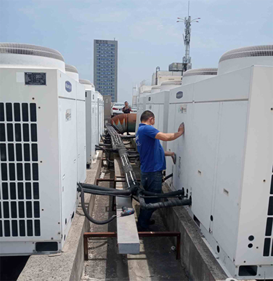 互助中央空调制热和不制冷系统维修方法