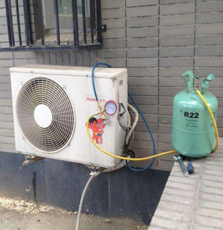 互助空调加氟